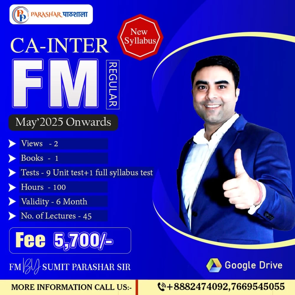 CA Inter Financial Management